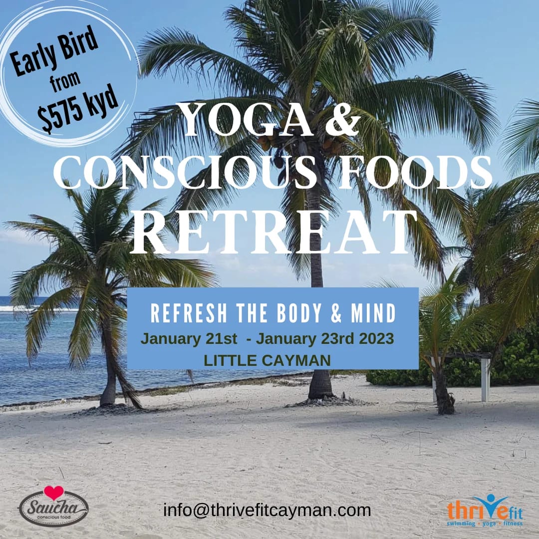 Past wellness retreat in Little Cayman - yoga and meditation experience with Thrive Fit Cayman